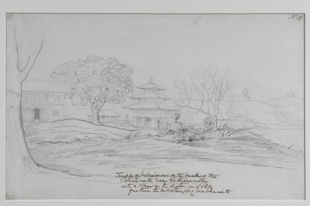 Temple of Indrayani on the Vishnumati river near Kathmandu.