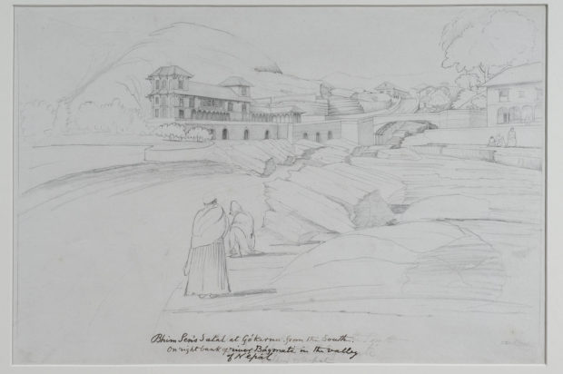 Bhim Sen’s country house in the European style at Gokarna, near Kathmandu