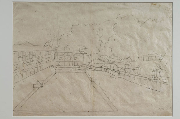 A square, probably at Kathmandu.