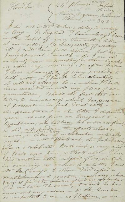 TM/1/1/12-Letter from Thomas Manning, Paris, 12 February 1802