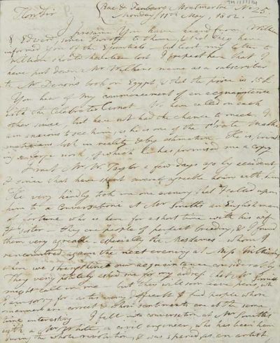 TM/1/1/14-Letter from Thomas Manning, Paris, 11 May 1802