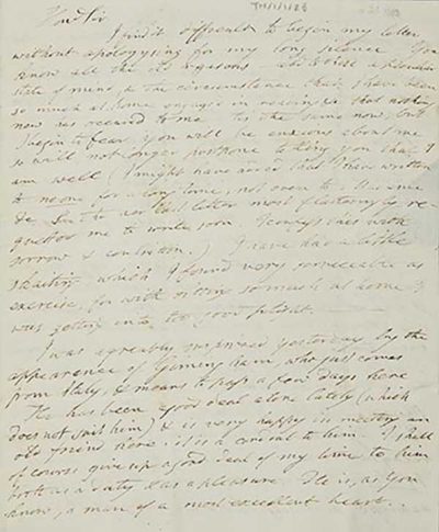 TM/1/1/23-letter from Thomas Manning, Paris, 16 February 1803