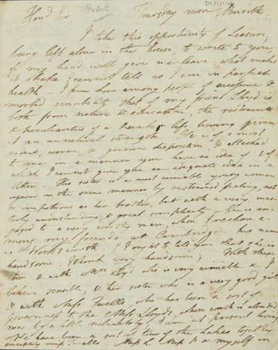 TM/1/1/04-Letter from Thomas Manning, Penrith, July 1799