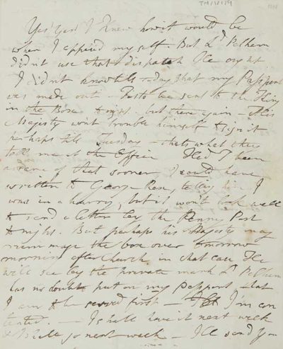 TM/1/1/09-Letter from Thomas Manning, London, 1801