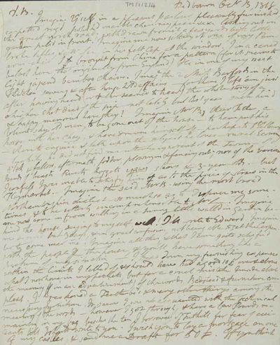 TM/1/2/4-Letter from Thomas Manning, Hertfordshire, England, 13 October 1818