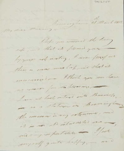 TM/2/1/11-Letter from Robert Lloyd, 31 March 1801