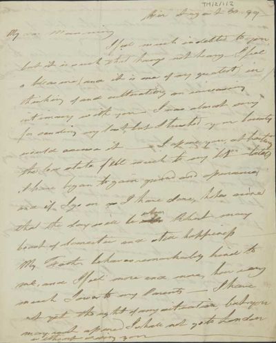 TM/2/1/02-Letter from Robert Lloyd, 30 August, 1799