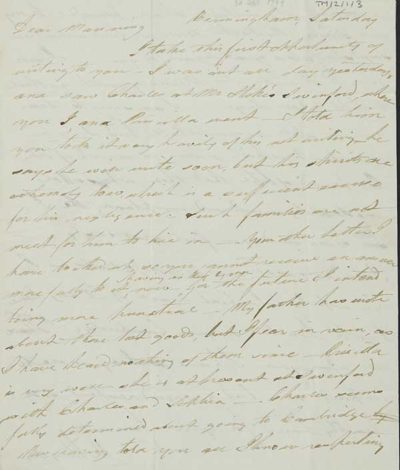 TM/2/1/03-Letter from Robert Lloyd, 30 September 1799