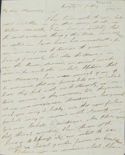 TM/2/1/07-Letter from Robert Lloyd, 26 May 1800