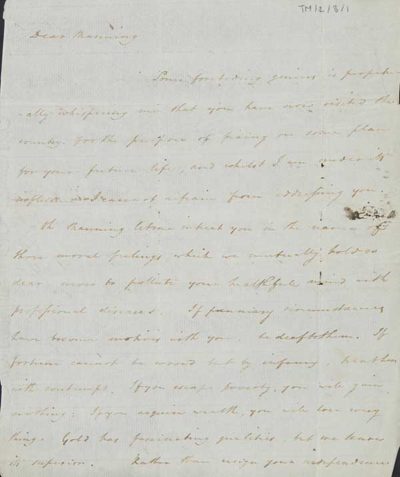 TM/2/3/1-Letter from George Leman Tuthill, 13 June [1797]