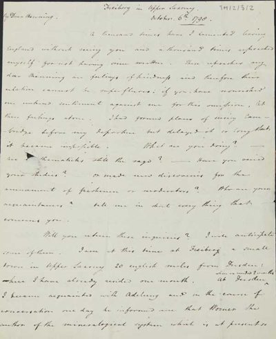 TM/2/3/2-Letter from George Leman Tuthilll, 6 October 1798