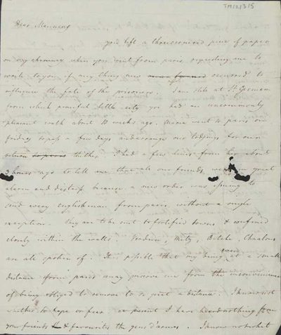TM/2/3/5-Letter from George Leman Tuthill, 3 December 1803