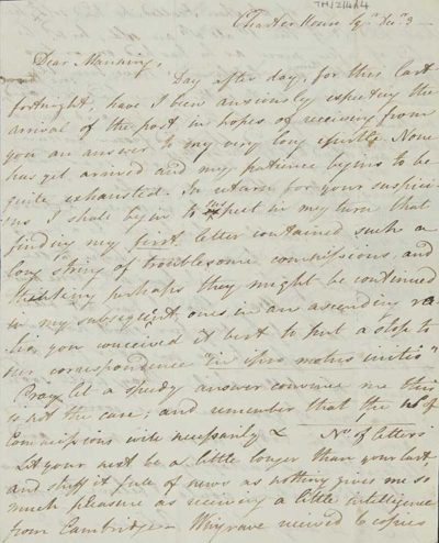 TM/2/4/4-Letter from W Baines, 9 December [1790]
