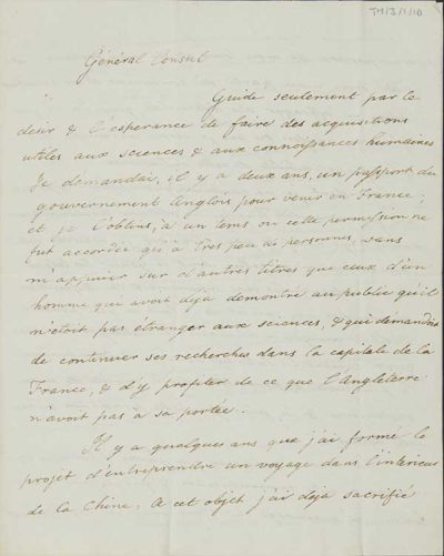 TM/3/1/10-Letter from Thomas Manning [7 December 1804]