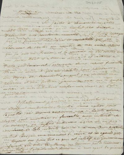 TM/3/1/15-Letter from Thomas Manning, [1804]