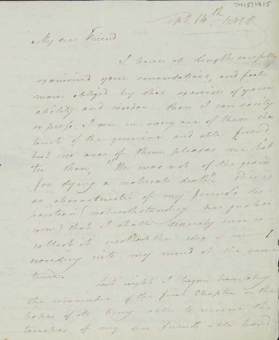 TM/5/19/5-Letter from Joshua Marshman, 14 September 1810