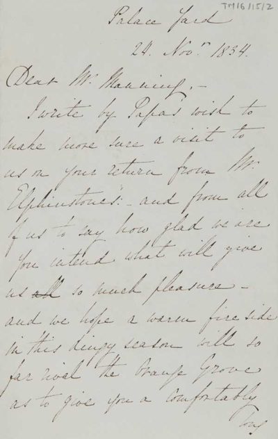 TM/6/15/2-Letter from Frances Rickman, 24 November 1834