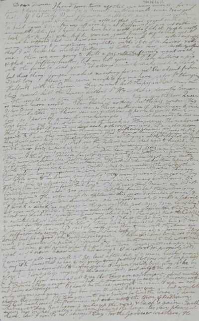 TM/6/04/1-Draft Letter from Thomas Manning, 18 October 1818