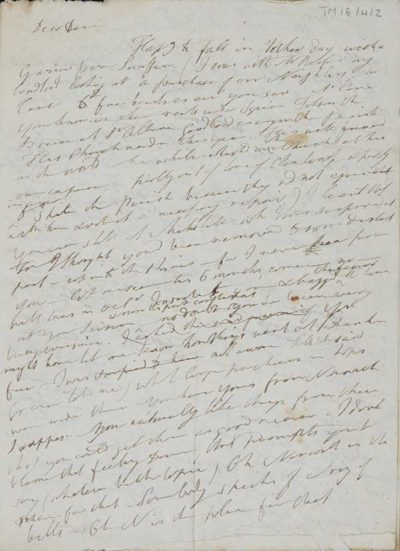TM/6/04/2-Draft Letter from Thomas Manning, 2 February 1819