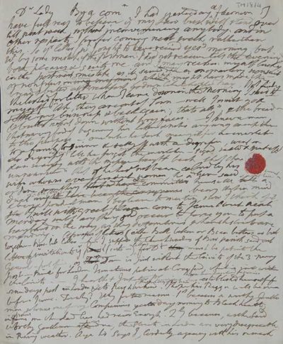 TM/8/4 Draft letter from Thomas Manning to “Dear Lady”