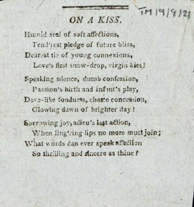 TM/9/8/21-“On a Kiss”