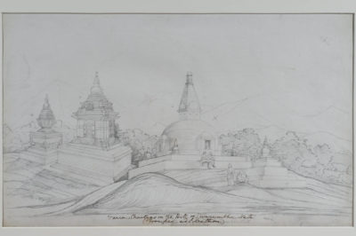 Chaityas at Svayambunath, Kathmandu