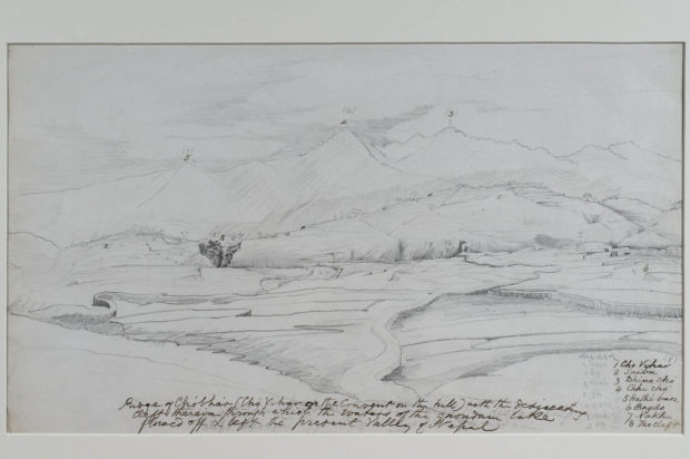 Panorama of Chobar ridge.