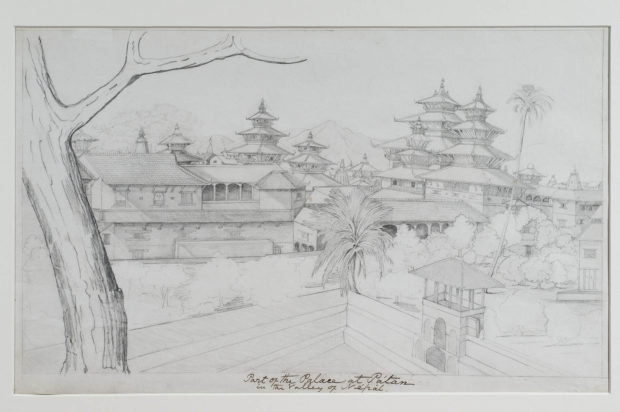 View of the palace at Patan.