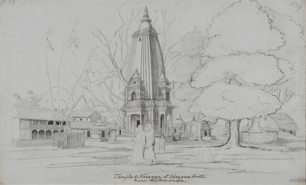 Temple of Narayan at Narayanhitti, Kathmandu.