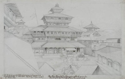 The Dhansa Temple, Kathmandu.