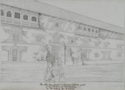 The palace at Bhatgaon.