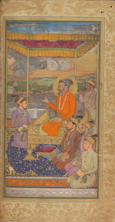 [RAS Persian 310, 5b] The Durbar of Shah Jehan