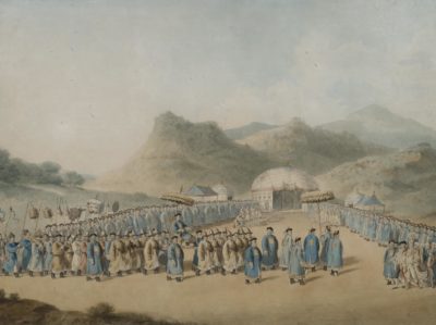 [RAS 05.001] The Approach of the Emperor of China to his Tent in Tartary to receive the British Ambassador