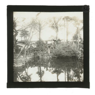 [Glass Slide.01/(034)] Garden, Hangzhou