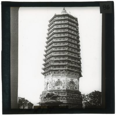 [Glass Slide.01/(086)] Pagoda of Cishou Temple, Beijing