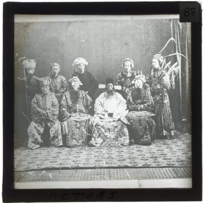 [Glass Slide.01/(087)] Actors, China