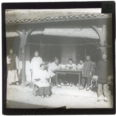 [Glass Slide.01/(093)] Suppertime, China