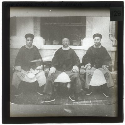 [Glass Slide.01/(128)] Foreign Minister Tseng, Prince Chun, Li Hongzhang