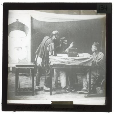 [Glass Slide.01/(134)] Fortune Tellers, China