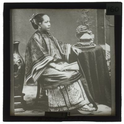 [Glass Slide.01/(160)] Cantonese Woman, China