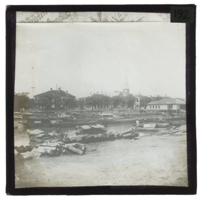 [Glass Slide.01/(192)] Sampans, China