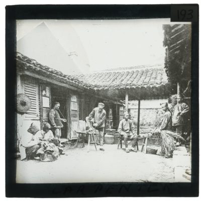 [Glass Slide.01/(193)] Carpenters, China