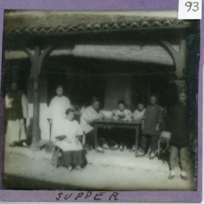 [Glass Slide.01/(093)] Suppertime, China