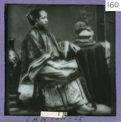[Glass Slide.01/(160)] Cantonese Woman, China
