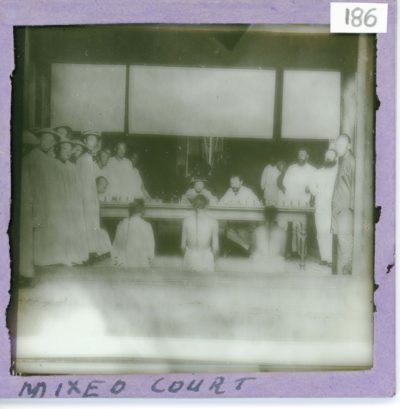 [Glass Slide.01/(186)] Mixed Court, China