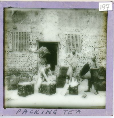 [Glass Slide.01/(197)] Packing Tea, China
