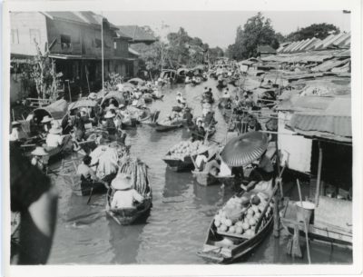 [Photo.31/(030)] Floating market, Bangkok