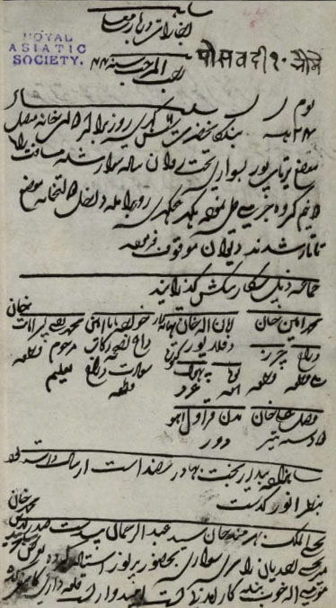 Aurangzeb regnal year 44 (AH 1111) (1701-1702 CE)