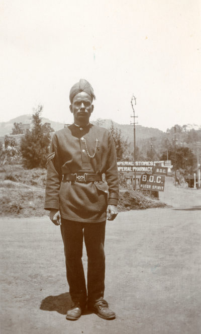 [Photo.85/(007)] Railway policeman, Hyderabad state, 1926