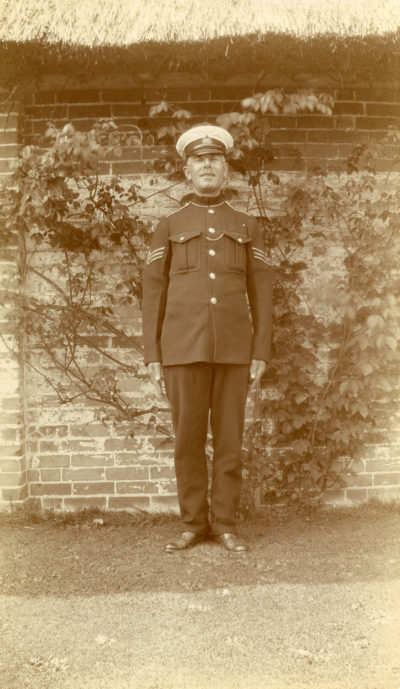 [Photo.85/(008)] British police sergeant, Madras, 1926